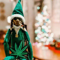 Snoop on A Stoop Christmas Elf Doll Elf On The Shelf Home Decoration Christmas Gift Elves Elfbar Toys New Year 2023