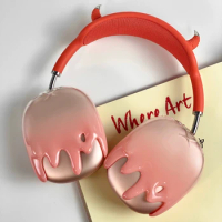 ECHOME Airpods Max Headphone Case Silver Water Drop Earphone Accessories Airpods Max Replica Case Y2k Decoration Cover Gift Gift