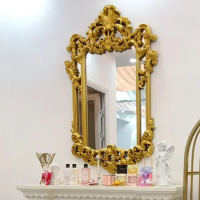 Erised Hallway Mirror Wall Stickers 3d Decorative Home Bathroom Full Body Decorative Mirror Rectangle Palais Aynalar Frame Decor
