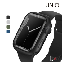【199超取免運】UNIQ Legion Apple Watch 曲面鋼化玻璃錶殼 適用 Apple Watch 7 保護殼 45mm