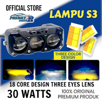 Lampu Tembak Sorot LED Laser Gun S3 Mata Motor Mobil SQL 3 CSP Lasergun 2 Warna