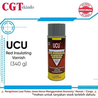 UCU Red Insulating Varnish Spray 340g Sirlak Merah Semprot Isolasi Gulungan Dinamo Motor Trafo Anti 