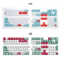 Customizable Traditional Zhuyin Keycaps with Coral Sea Aesthetics Keys Caps