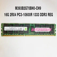 1PCS 16G 2RX4 PC3-10600R 1333 DDR3 REG For Samsung Server Memory M393B2G70BH0-CH9
