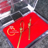 Anting bandul bambu 1 gram emas muda-Perhiasan Earrings Dewasa