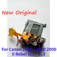NEW Original 200D 250D Shutter Unit with Blade Curtain For Canon 200D / 250D 200D II Rebel SL2 / SL3 Camera Repair parts