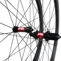 Carbon Fiber Disc Brake Wheelset 700C Road Cyclocross Bike Wheel Set with D-T-240-S Hub 20/24 Holes Pillar 1432 Spokes