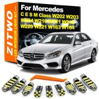 ZITWO LED Interior Light Kit For Mercedes Benz MB C E S M Class W202 W203 S203 W204 S204 W210 W211 S211 W212 S212 W220 W221 W164