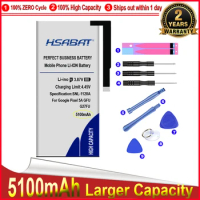HSABAT 0 Cycle 5100mAh G27FU Battery for Google Pixel 5A GFU High Quality Replacement Accumulator
