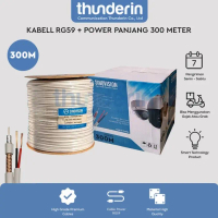 Cable Coaxial RG59 300M , Kabel RG59 Sinovision 300M / Ahtech 300M Putih