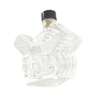 Chai rượu whisky hình động cơ ô tô, bình đựng rượu, đồ dùng nhà hàng, bình phân phối rượu độc đáo dà