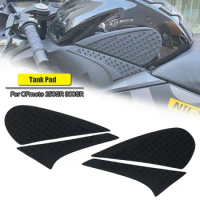 Motorcycle Tankpad Anti-Slip Gas Fuel Tank Pad Sticker Protection Stickers Side Decal Traction Pad for CFMOTO 250SR 300SR