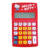 小禮堂 Hello Kitty 迷你攜帶型計算機 10位元 (紅款)