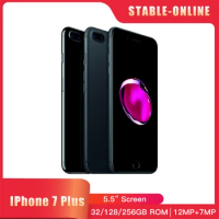 Original iPhone 7 Plus 32GB 128GB 256GB ROM 3GB RAM 5.5" Retina IPS LCD With Fingerprint NFC Unlocked iphone 7 plus Mobile Phone