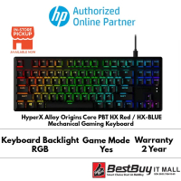 HYPER-X HYPERX ALLOY ORIGINS CORE PBT MECHANICAL GAMING KEYBOARD- HX AQUA (639N9AA)/ HX BLUE (639N8A