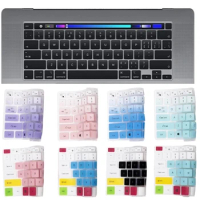 For MacBook Pro 13 inch A2338 M1 A2251 A2289 MacBook Pro 16 inch A2141 Touch Bar ID Keyboard Cover Protector Skin US 2021 2020