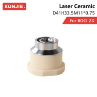XUNJIE BOCI Laser Ceramic Nozzle Holder D41 H33.5 M11mm For Boci Fiber Laser Cutting Head BLT640 BLT641 BLT420