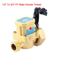 1/2" 3/4" PT Male Female Thread 90W/120W/260W/350W/850W Pump Flow Sensor Liquid Switch for Water Heater