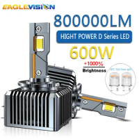 EAGLEVISION d4s xenon lamp Car Super Led LED Bulbs Plug&amp;Play Led D3S LED 8000K CANBUS Lenses D1S D2S D3S D4S 600W 12V 24V
