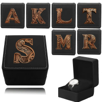 Kotak PU Jam Kosong / Kotak Jam Plain /Watch Box /Bekas Jam Tangan color printing wood art letter se