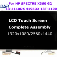 FHD QHD LCD Touch Screen Digitizer Complete Assembly HP SPECTRE X360 G2 13-4110DX 4195DX 4101TU 13T-4100 828822-001 828823-001