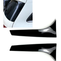 2PCS Side Wing Trim Rear Window Spoiler Trunk Tail Cover Splitter For Mercedes Benz B Class W246 B180 B200 2012-2018