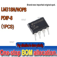 100% New original spot LM318N/NOPB LM318N DIP8 high rate operational amplifier IC chips IC OP-AMP, 15000 uV OFFSET-MAX