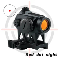 Tactical Red Dot Sight Optical Reflex Sight Collimator Compact Riflescope Hunting Airsoft Rifle Scopes 20mm Weaver Rail