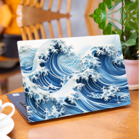 [ SKIN mẫu TSUNAMI ] Miếng dán laptop in hình Tsunami 2 cho Dell, Asus, Acer, Lenovo, MSI, HP, VAIO 