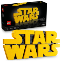 【LEGO 樂高】星際大戰系列 75407 積木版星際大戰 標誌(星戰 居家擺設 積木 玩具模型)