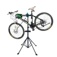 190cm Foldable Telescopic Vertical Professional Bike Rack Adjustable Bicycle Repair Stand Bicycle Repair Tool Quick Release Rack