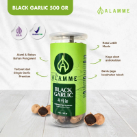 Bawang Hitam Tunggal Premium Quality Alamme 500Gram black garlic Spices Herbal Rempah