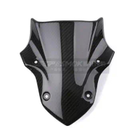SMOK Real Carbon Fiber Part Motorcycle Windshield for KAWASAKI Z900 2017-2019 other motorcycle accessories