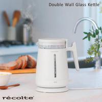 日本recolte 麗克特 Double Wall Glass 玻璃電水壺-共兩色