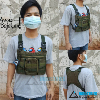 GEN 1 XY Tas dada rompi simpel elgan kekinian Tas untuk dompet / handphone / kosmetik rompi pelindun