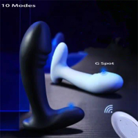 10 Frequency Wireless Male Prostate Vibratoring Massager Rechargable Vibrator Silicone Stimulate Massager Anal Plug Sex Toys