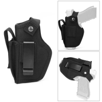 Tactical Pistol Holster Airsoft Nylon Bag Universal Left / Right Hand Concealed Gun Pistol Holster Fit All Sizes Pistol with Mag