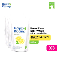 dishwash zesty lemon 800ML x 3
