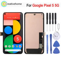 OLED LCD Screen For Google Pixel 5 5G Phone Display and Digitizer Full Assembly Replacement Part with Frame