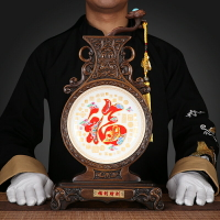 屏風擺件客廳招財家居桌面擺設中國風仿古中式古典婚禮工藝裝飾品