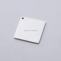 10 Pcs/Lot Customized Blank Mirror Polished Jewelry Pendant Stainless Steel Square Tag Necklace Pendant 28X28MM