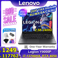 Lenovo Legion Laptop Y9000P 2023 E-sports Gaming PC 13th Intel i7-13700HX CPU NVIDIA RTX 4050 6G 2.5K 240Hz 16inch Game Notebook