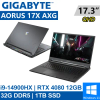 技嘉 AORUS 17X AXG-64TW664SH 17.3吋 黑 筆電(32G/1TB SSD)