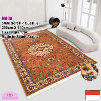Mada karpet hambal jumbo besar 200 cm x 300 cm motif klasik vintage persian modern saudi arabia perm