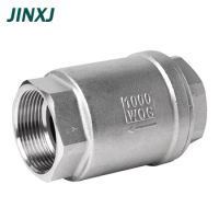 304 Stainless Steel Vertical Check Valve H12 Water Pump 1/4 3/8 1/2 1 Inch Water Pipe One-way Valve DN8 10 15 20 32 50 65