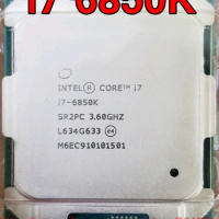 Original Intel CPU CORE i7 6850K Processor i7-6850K 3.60GHz 15M 6-Cores Socket2011-3 free shipping