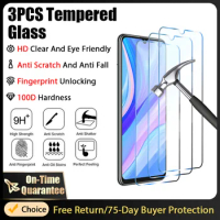 3PCS Protective Glass for Huawei P30 P20 Pro P20 P30 P40 Lite Tempered Glass for Huawei P40 Lite E Y7 Y6 2019 P Smart Z Mate 20