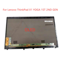 01AW977 01AX899 OLED Touch Screen Replacement Assembly For Lenovo ThinkPad X1 YOGA 1ST 2ND GEN 20FQ 20FR 20JD 20JE 20JF 20JG