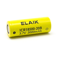 1 3.7v ELIAK 20B 18500 2000mah lithium-ion flashlight Toy digital camera Laser Pointer Barber electric juicer