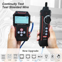 NF-8209S Network Cable Tracker Lan Measure Tester Network Tools LCD Display Measure Length Wiremap Tester Cable Tracker